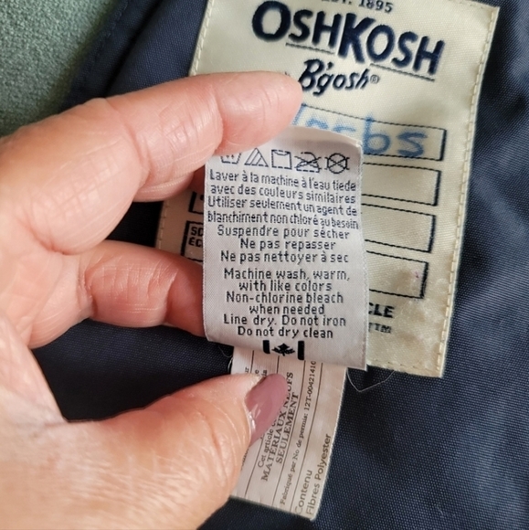 Oshkosh B'Gosh Heavyweight Snow Pants With Suspenders Size 8 in Blue - Picture 10 of 13